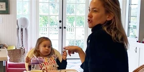 watch kate hudson and daughter rani rose do cute breakfast