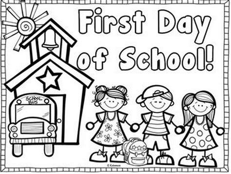 day  school coloring page coloring page book