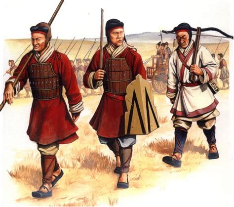 typical han dynasty soldiers historische rekonstruktion makrabar