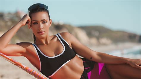 exclusive behind the scenes of baywatch breakout ilfenesh hadera s red bulletin swimsuit