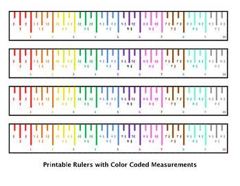 printable rulers  measurements printable ruler ruler teaching