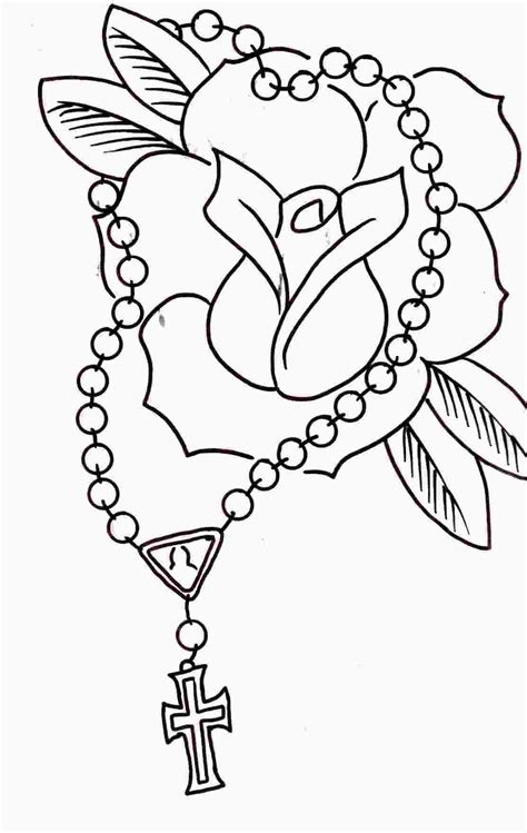 printable rosary coloring pages coloring pages