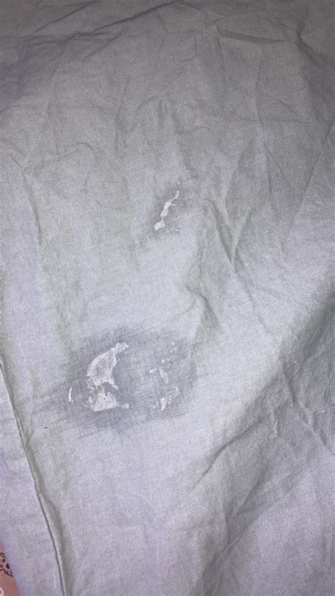 what type of stain is this on my bedsheets r cleaningtips