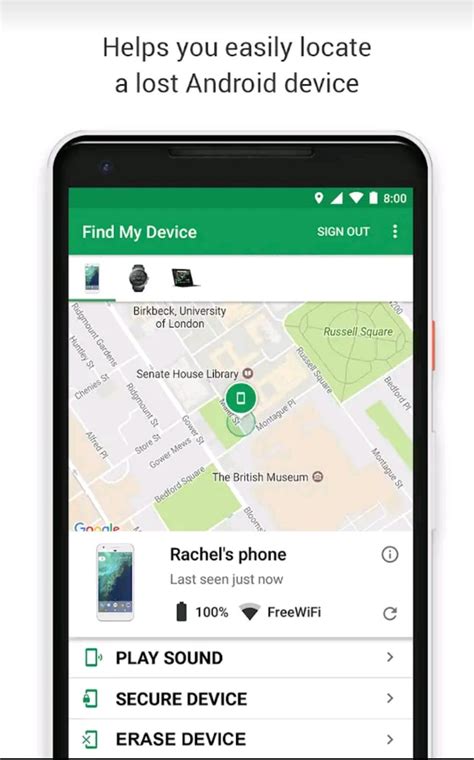 google  android find homecare