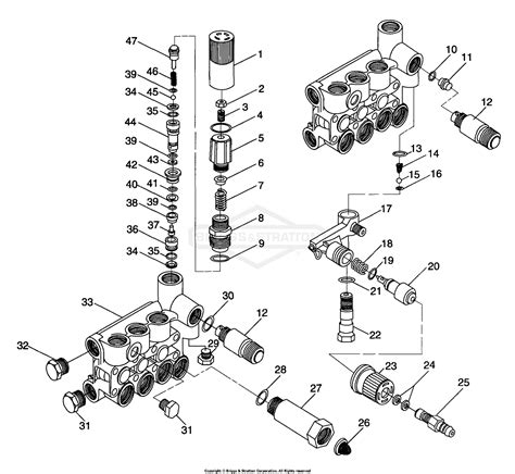 briggs  stratton power products    cp pressure washer parts diagram  pump