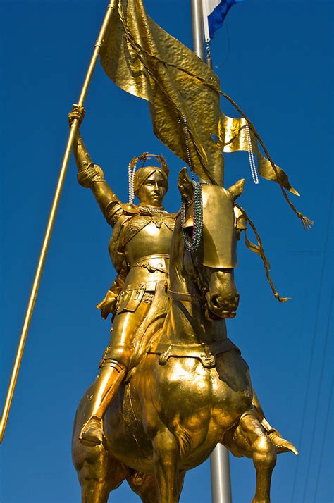 joan  arc maid  orleans statue   french market french