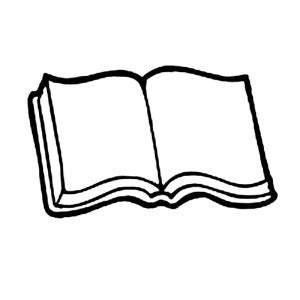 open book coloring pages    clipartmag