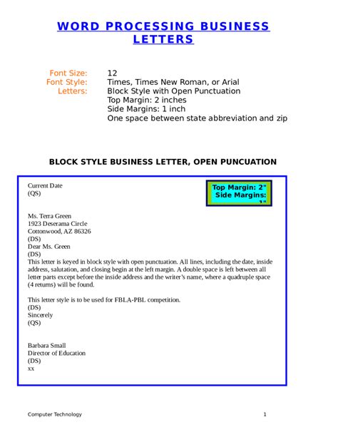 block style letter
