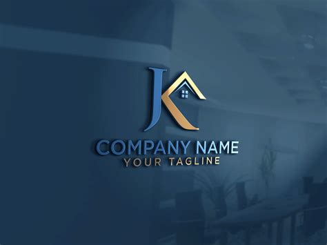jk logo design real estate property mortgage home building  logo brilliant  dribbble