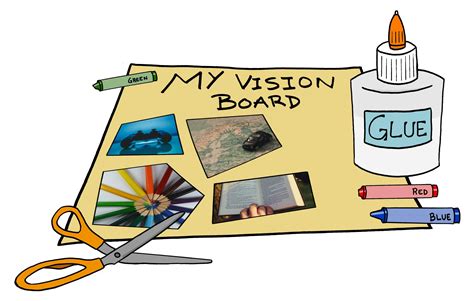 vision board clip art   cliparts  images  clipground
