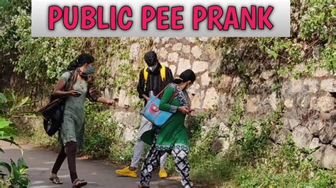 Public Pee Prank 🤮 എവിടെ ചിന്തിക്കുന്നുവോ അവിടെ ശൗചാലയം Prank In