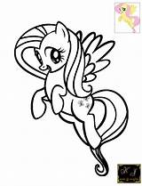 Fluttershy Pages Coloring Kj Newer Post sketch template