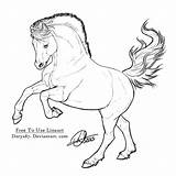 Fjord Lineart Coloring Galloping Pages Horse Drawing Deviantart Designlooter Getdrawings sketch template