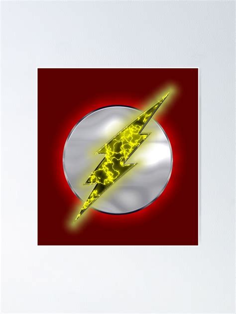 lightning logo poster  veraukoion redbubble