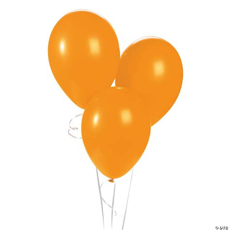 orange  latex balloons oriental trading