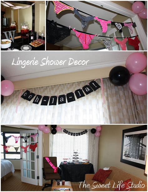 pin on lingerie shower decorations