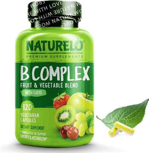 naturelo  complex  food  vitamin  folate  biotin