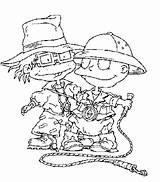 Coloring Chuckie Rugrats Tommy Pages Printable Tomy Drawing Categories Popular Silhouettes sketch template