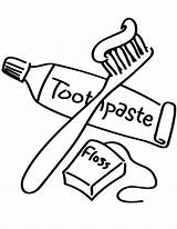 Toothpaste Drawing Tooth Coloring Printable Getdrawings sketch template