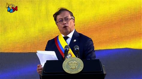 gustavo petro toma posse  fala em transformar  colombia cnn brasil