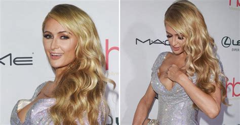 paris hilton flashes nipple covers in epic wardrobe malfunction daily