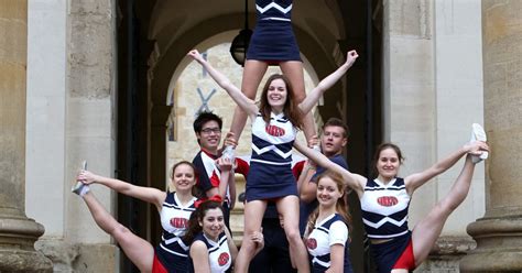 oxford university cheerleaders the sirens in pictures huffpost uk