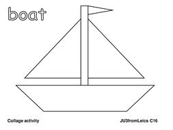 boat template teaching resources