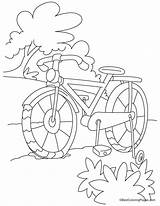 Coloring Bike Bicycle Pages Kids Safety Mountain Colouring Printable Length Color دراجه Clipart Board Crafts Craft Adult School Outline Kid sketch template