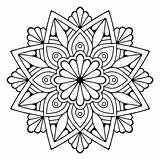 Mandala Mandalas Relajarse Concentrarse sketch template