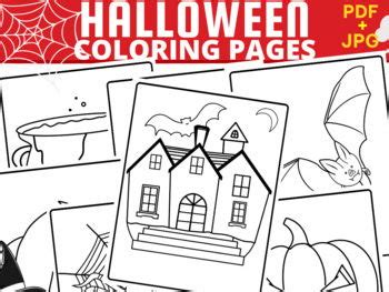 halloween coloring pictures  kids teaching resources