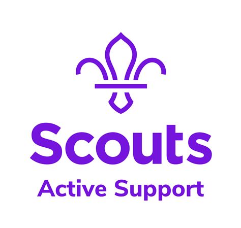 scout active support logo purple stacked deep sea scouts nsasu