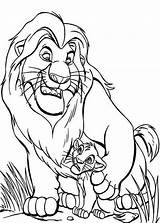 Mufasa Roi Simba Coloriage Dessin Colorier Printablefreecoloring Coloriages Kidsplaycolor sketch template