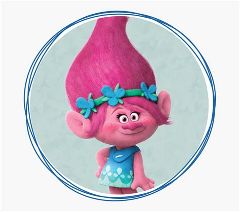 trolls characters png princess poppy  transparent clipart
