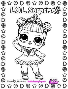 lol surprise coloring page  coloring pages birthday coloring pages