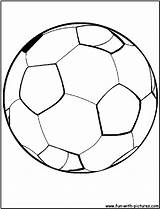 Football Coloring Soccer Pages Ball Printable Drawing Kids Balls Colouring Color Print Template Goal Cartoon Nike Clipart Goalie Sports Site sketch template