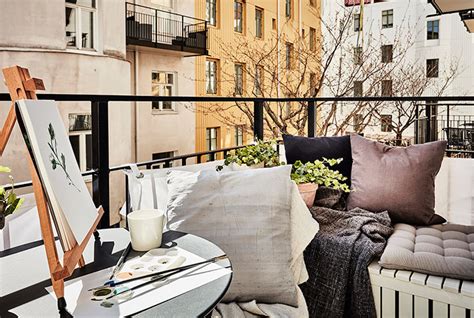 6 compact living idéer för den lilla balkongen elle decoration