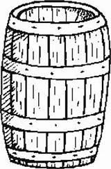 Barrel Coloring Pages Template sketch template