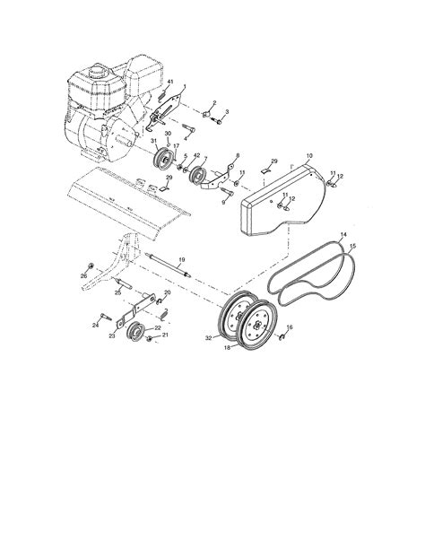 Husqvarna Ft900 96083000605 Front Tine Tiller Parts Sears Partsdirect