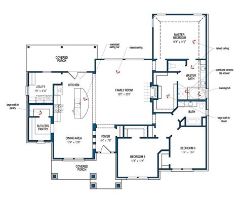 tilson homes fayetteville custom home plans house floor plans   plan