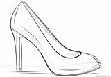 Heel Schuhe Talon Chaussure Ausmalbild Scarpe Tacco Sapatos Obcasie Col Facile Sapato Kolorowanka Tacones Disegnare Kolorowanki Stampare Supercoloring Zapatos Wysokim sketch template