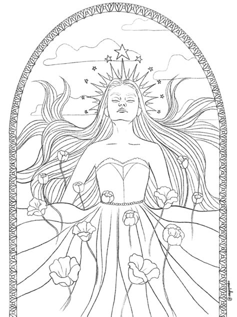 downloadable artistic coloring page etsy