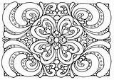 Patterns Coloring Pages Adult Stress Anti sketch template