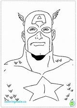 Captain America Coloring Pages Shield Color Getcolorings Popular Getdrawings Books sketch template