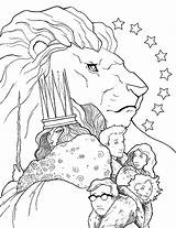 Narnia Coloring Pages Chronicles Aslan Lion Witch Wardrobe Getcolorings Color Printable Colouring Print Getdrawings sketch template