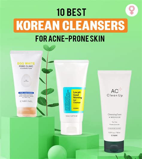 10 Best Korean Cleansers For Acne Prone Skin