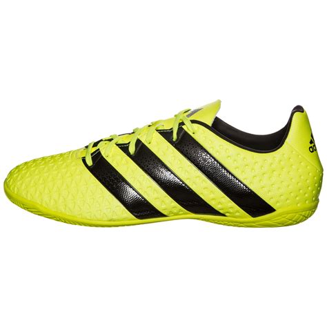adidas ace  indoor football shoes mens yellowblack futsal soccer trainers ebay