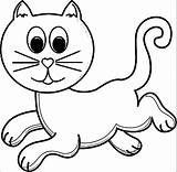 Cat Coloring Pages Print Wecoloringpage Clipartmag sketch template