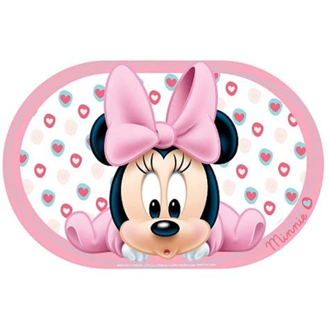 minnie mouse place mat proyectos  debo intentar mickey baby