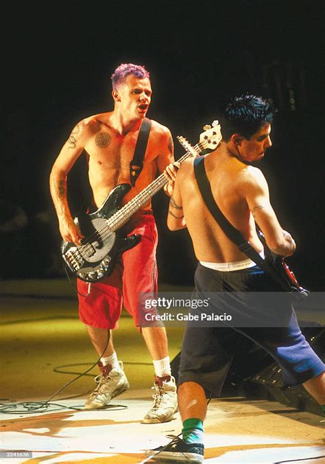 Red Hot Chili Peppers On Stage At Woodstock 94 In Saugerties New