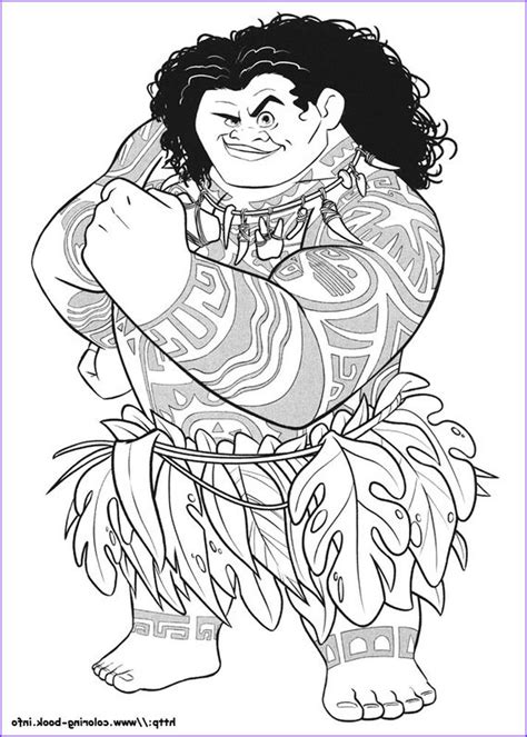 moana coloring page printable moana coloring